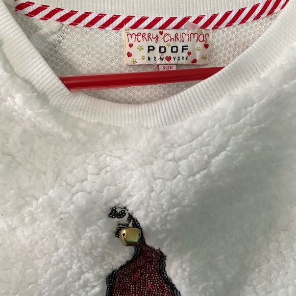 POOF White Long Sleeve Sweater - Picture 5 of 9